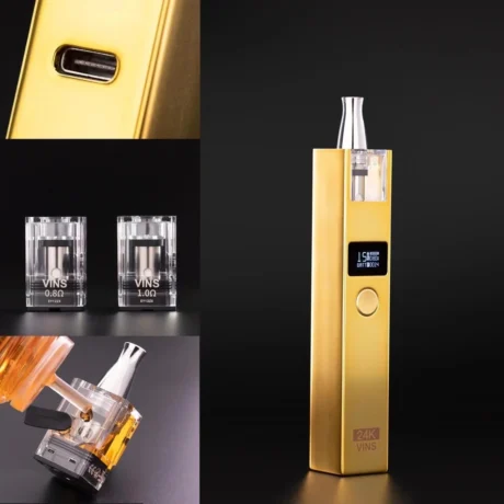 VINS 24K 小金條 / 18K 小銀磚 Pod Kit Review-小菸註油主機